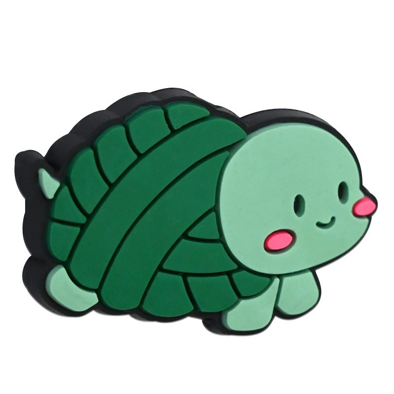 Wholesale Random 100pcs  Creative cartoon wool animal soft glue beads